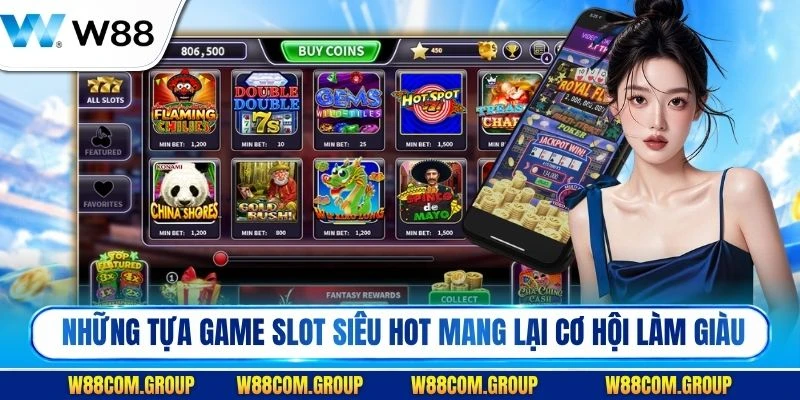 Những tựa game slot siêu hot mang lại cơ hội làm giàu nhanh chóng
