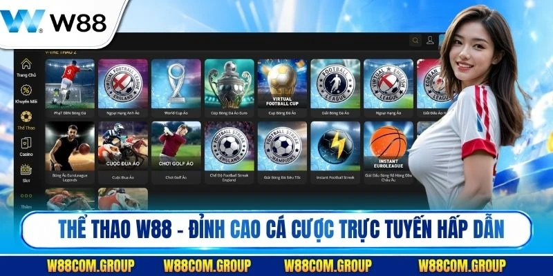 Thể thao W88 - Đỉnh cao cá cược trực tuyến hấp dẫn